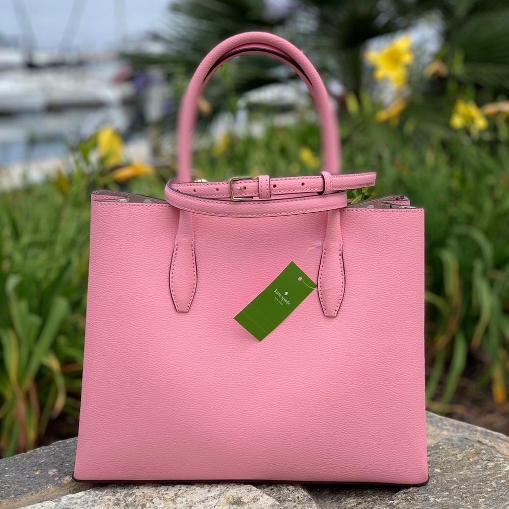 💕 KATE SPADE Eva Breezy Leather Satchel Crossbody - Picture 3 of 8